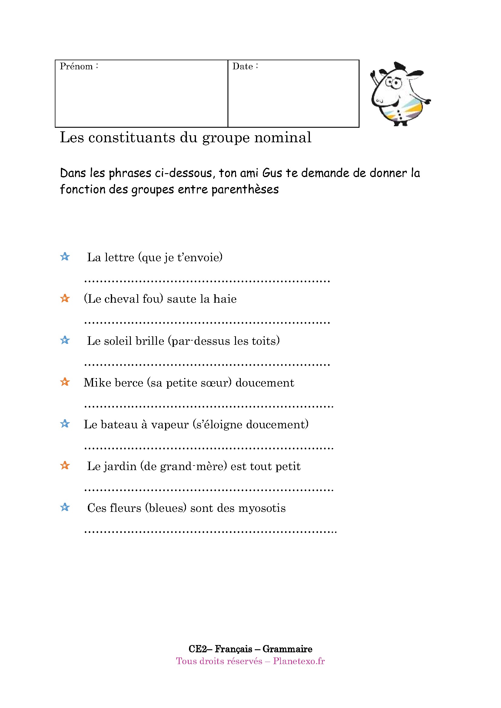 groupe nominal