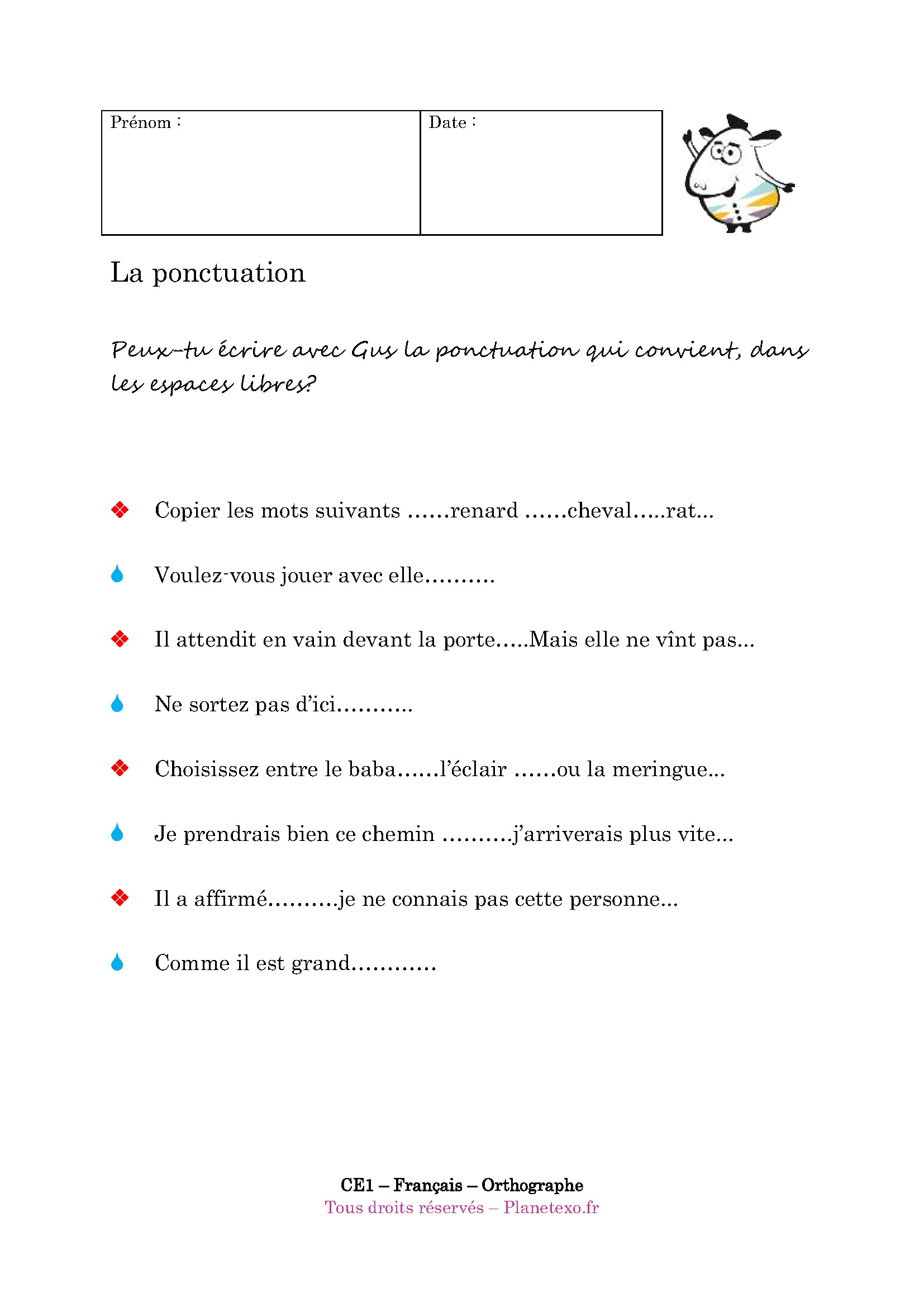 point virgule exclamation