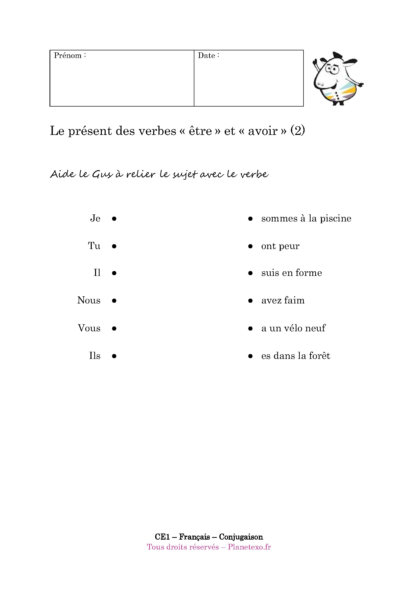 present, etre