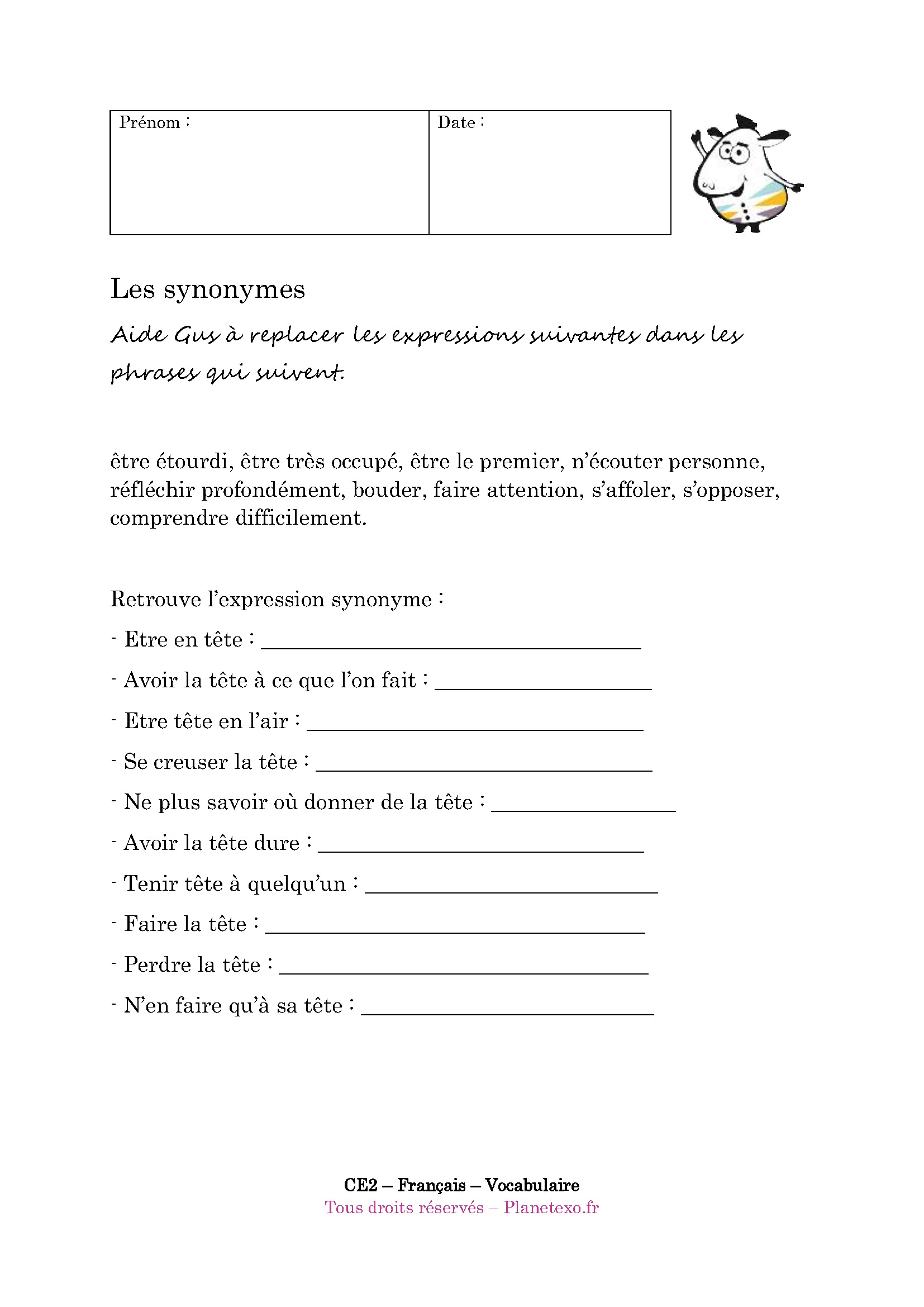 synonyme