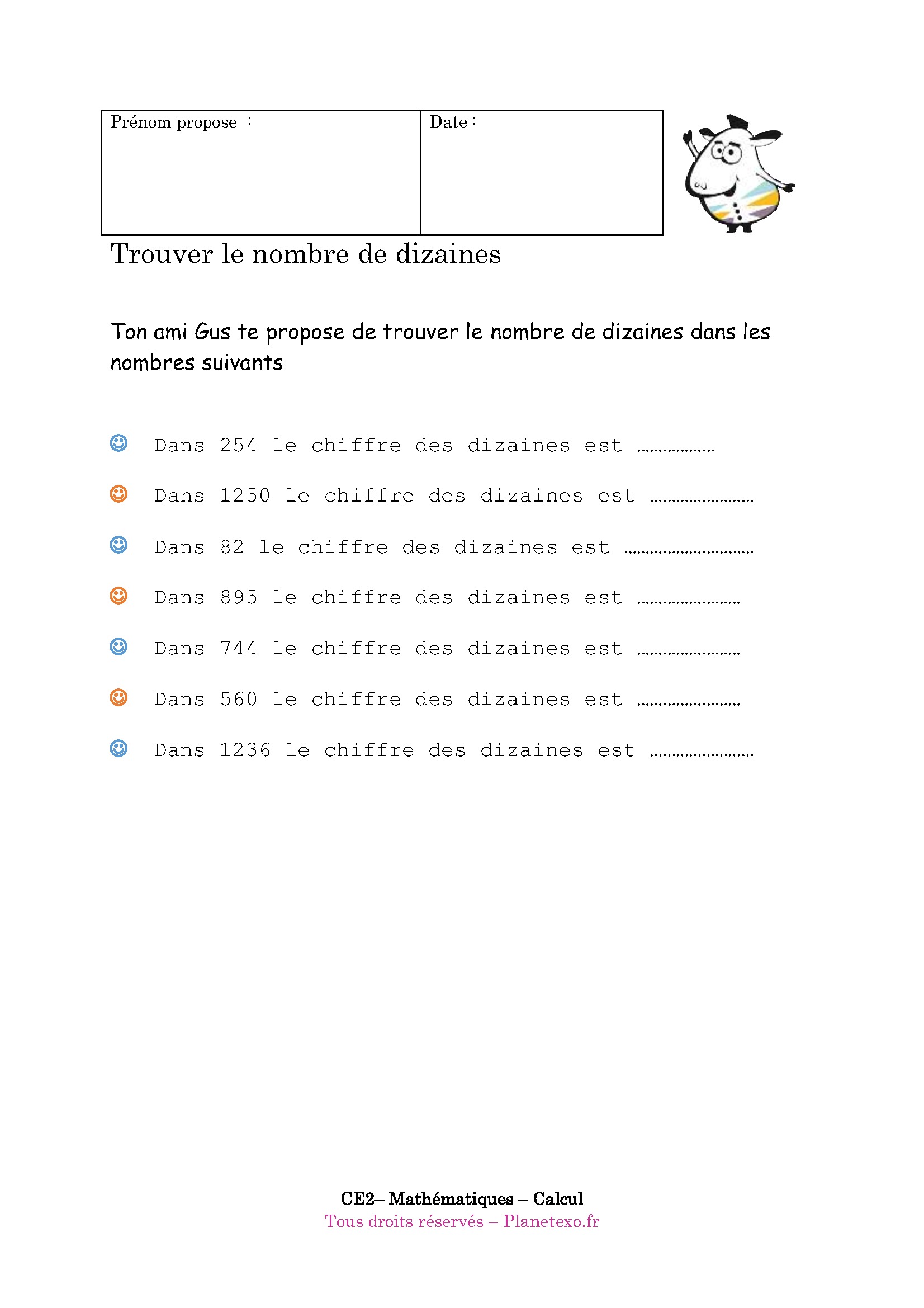 dizaine 10