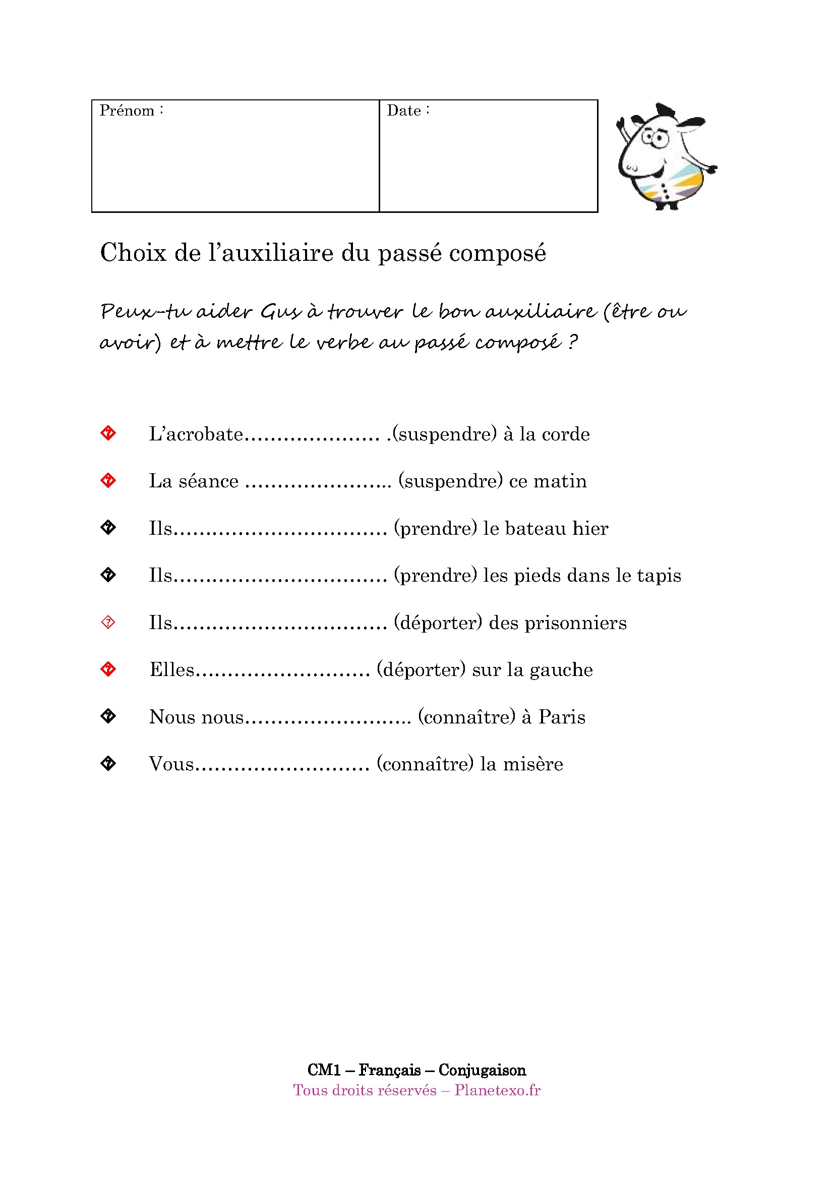 etre, avoir, auxiliaire