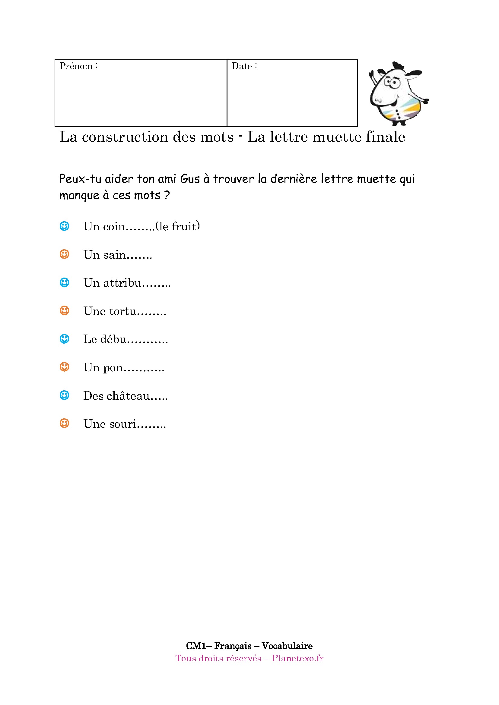 lettre muette