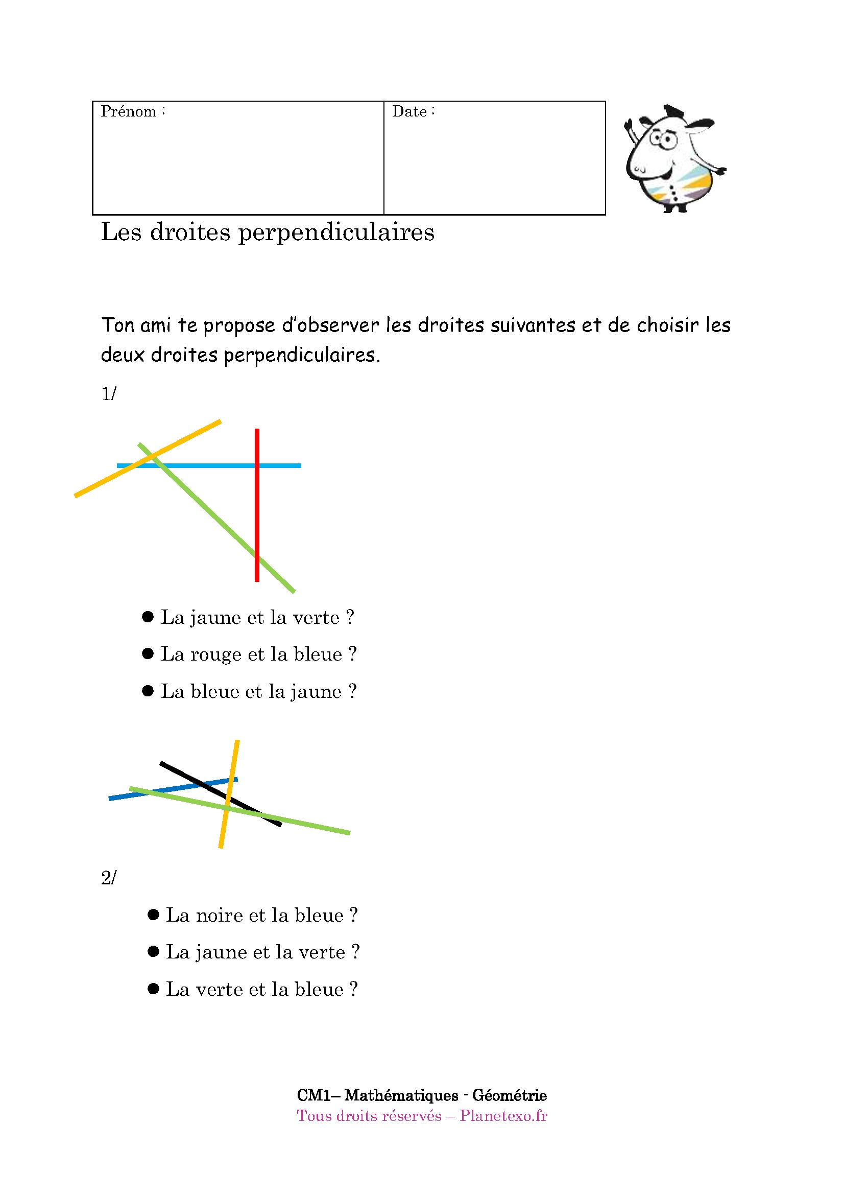 perpendiculaire