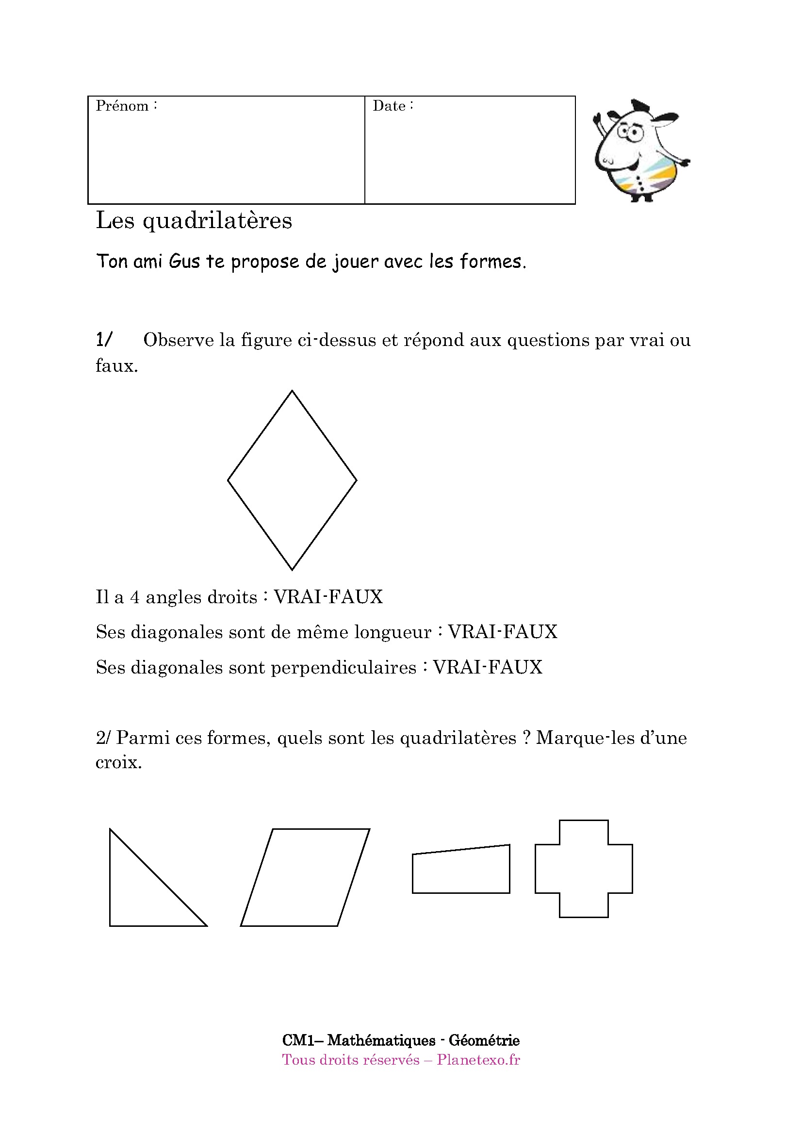 quadrilatere polygone