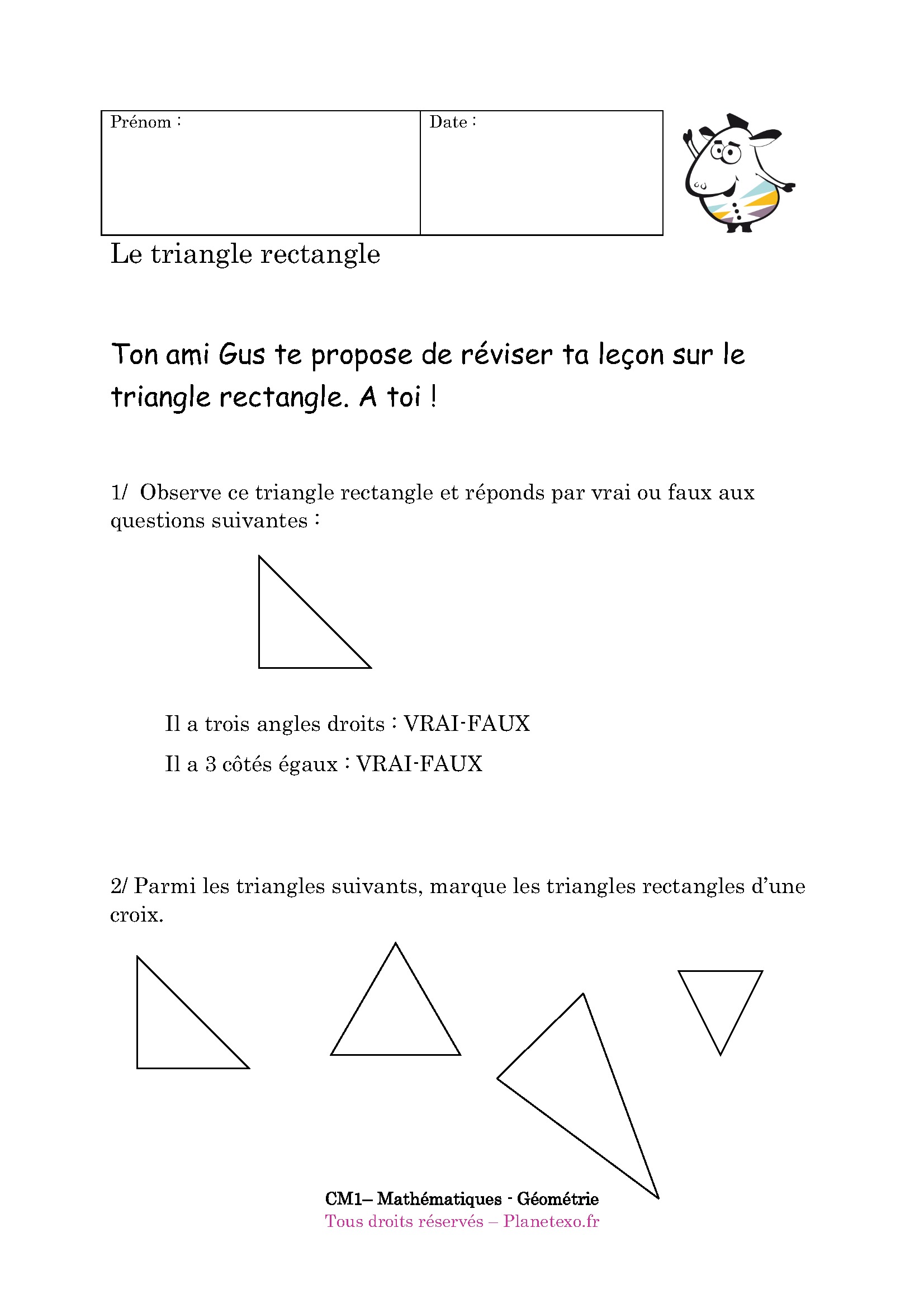 triangle rectangle