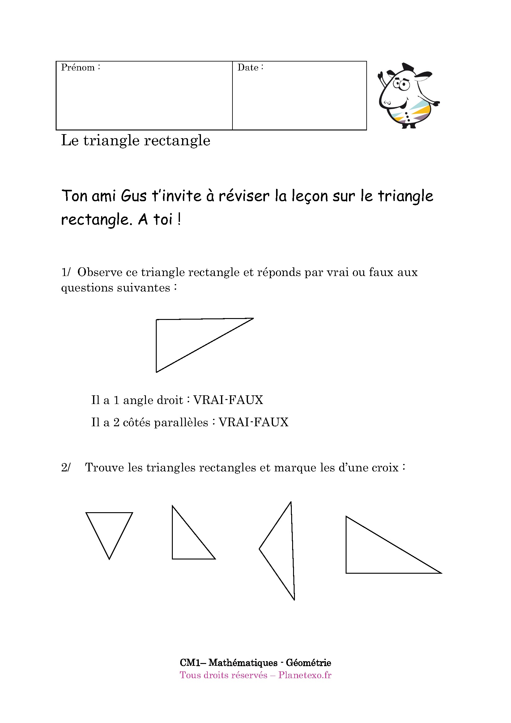 triangle rectangle