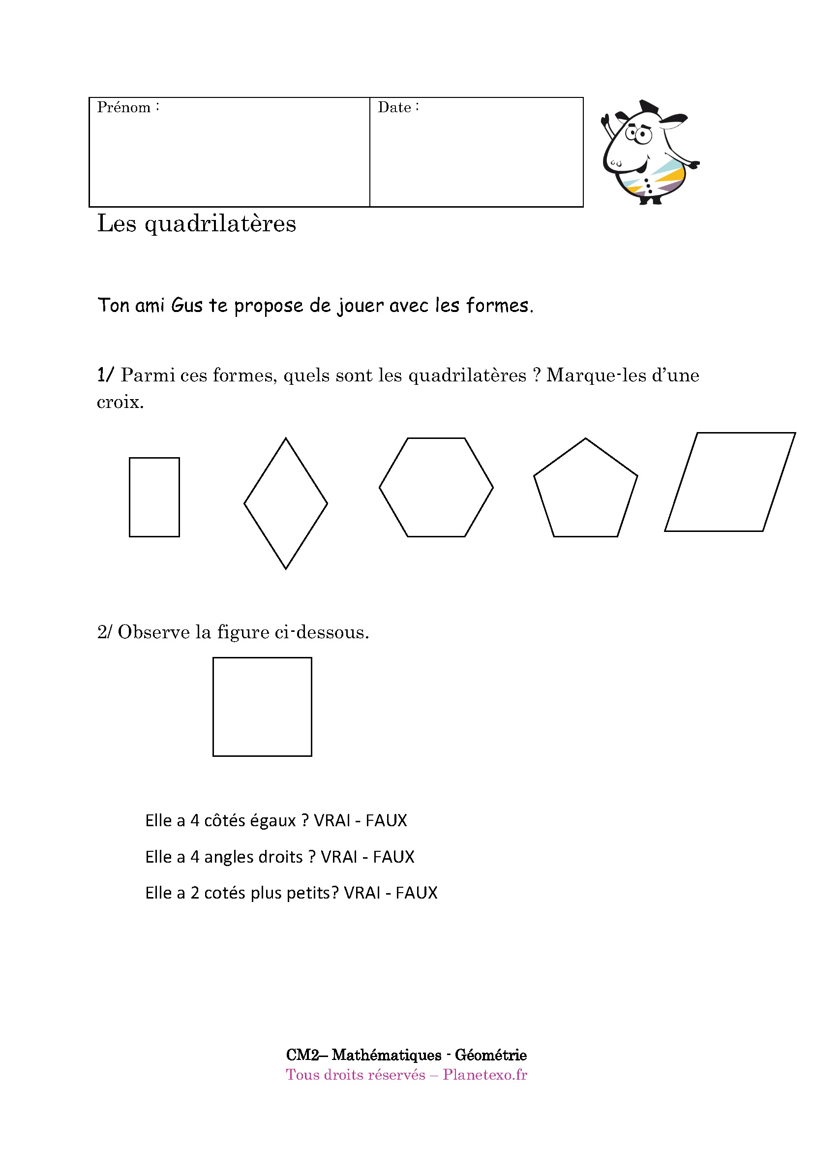 quadrilatere polygone