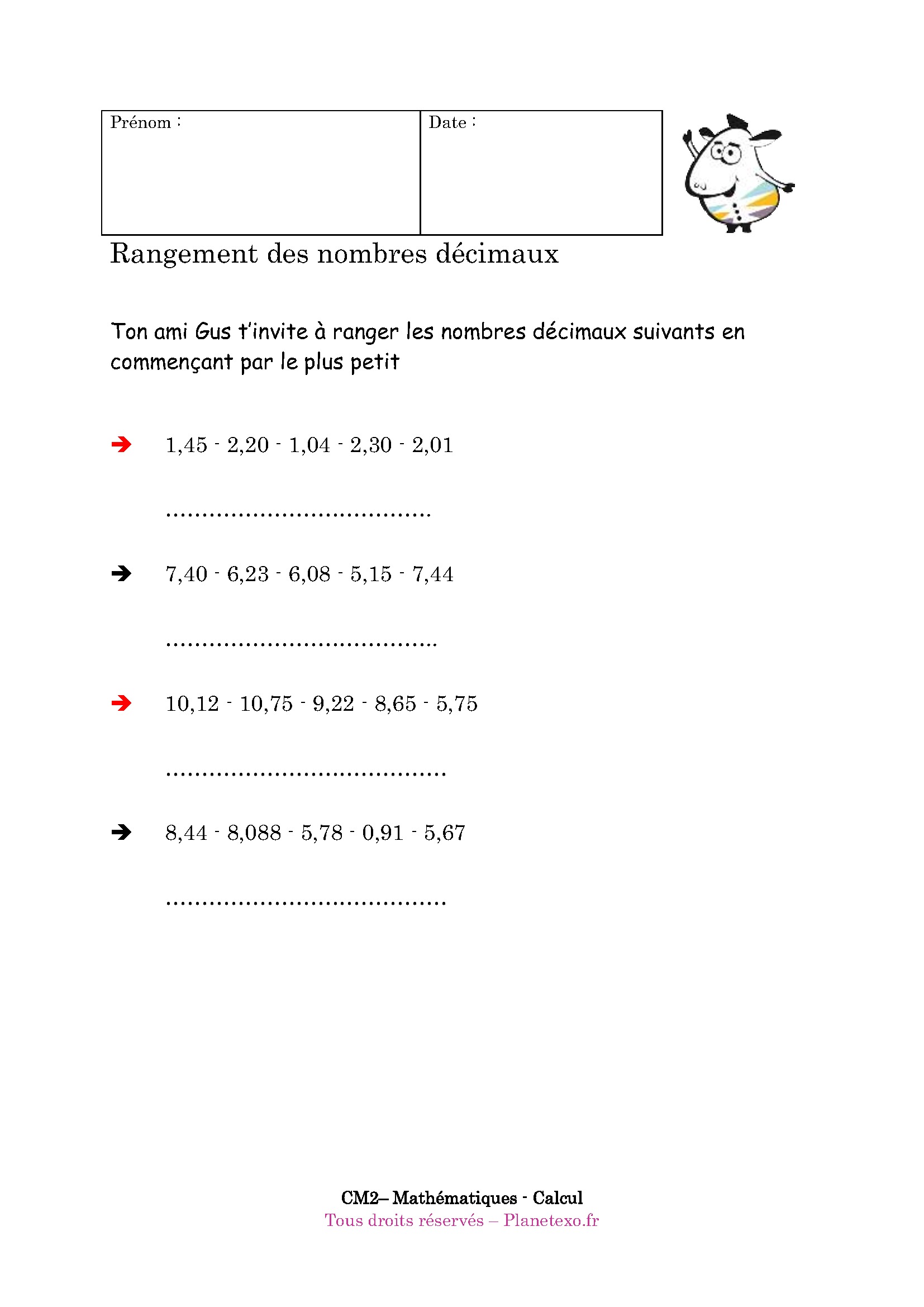 decimal decimaux