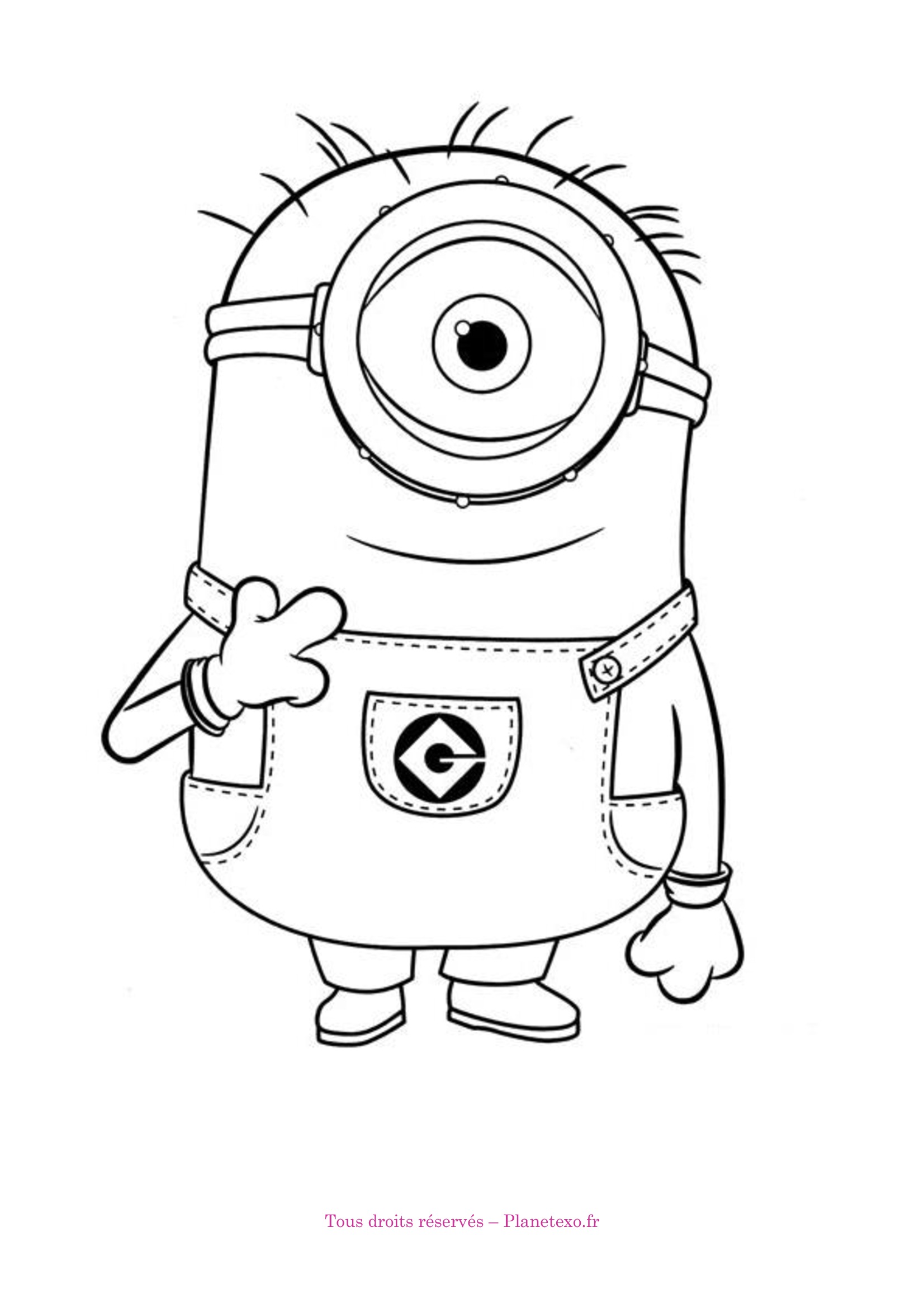 minion coloriage