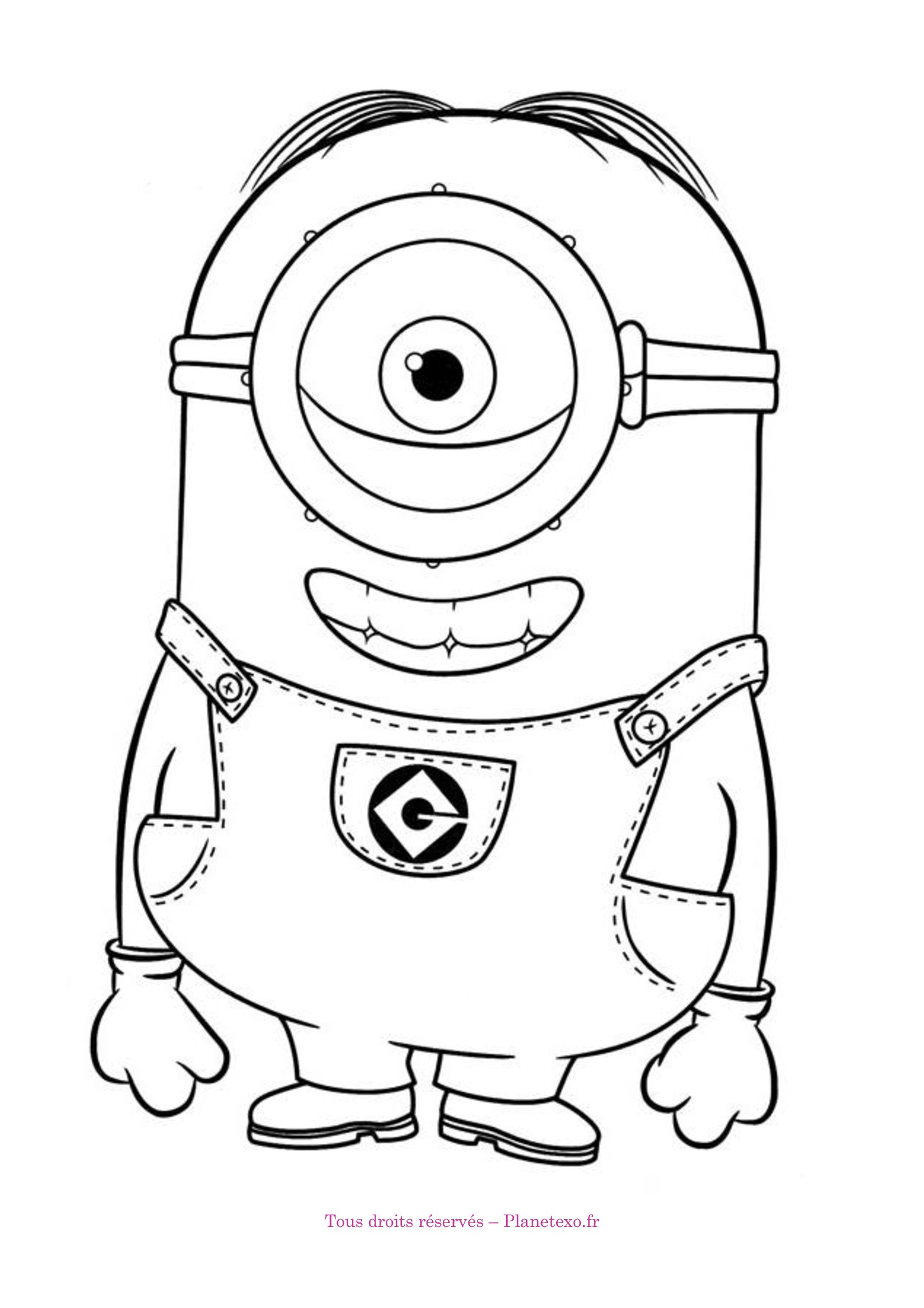 minion coloriage