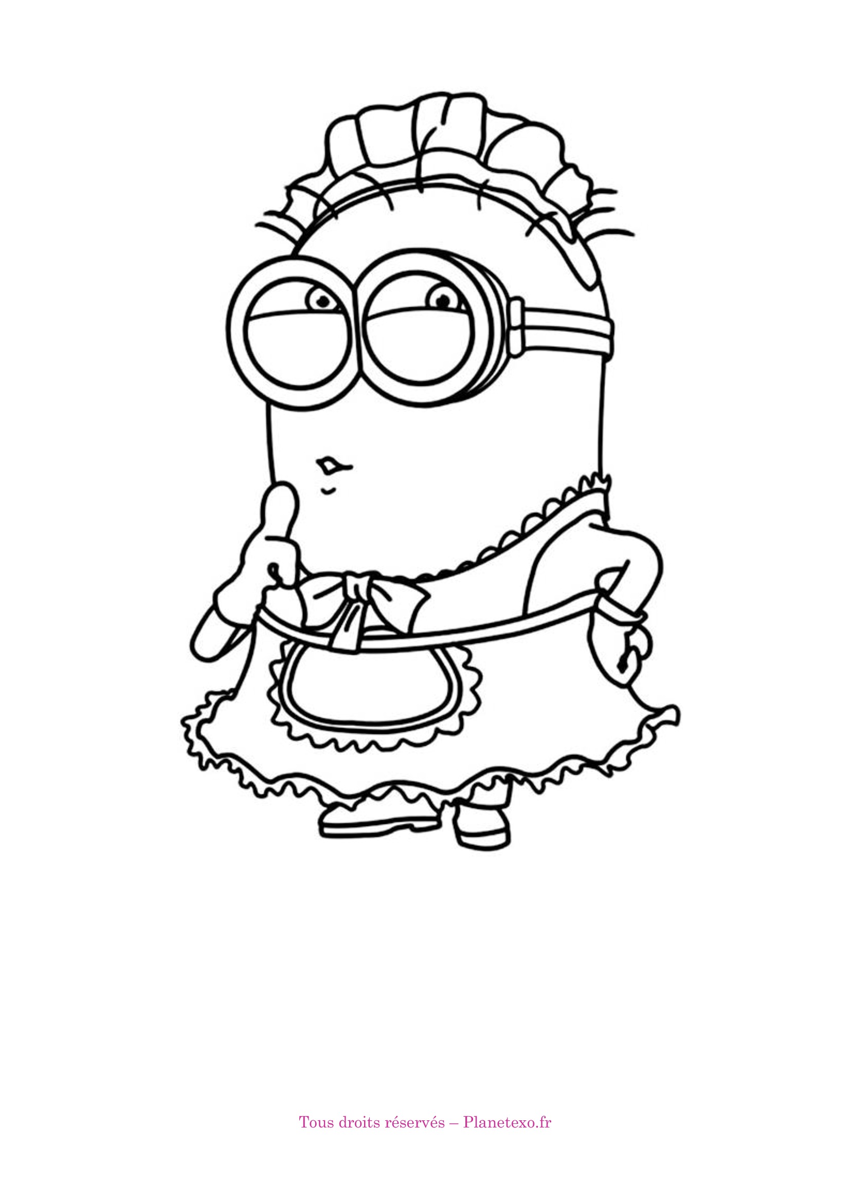 minion coloriage