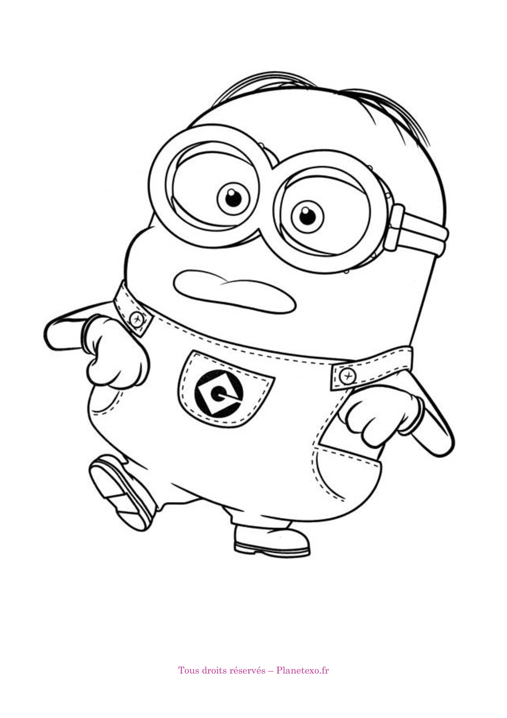 minion coloriage