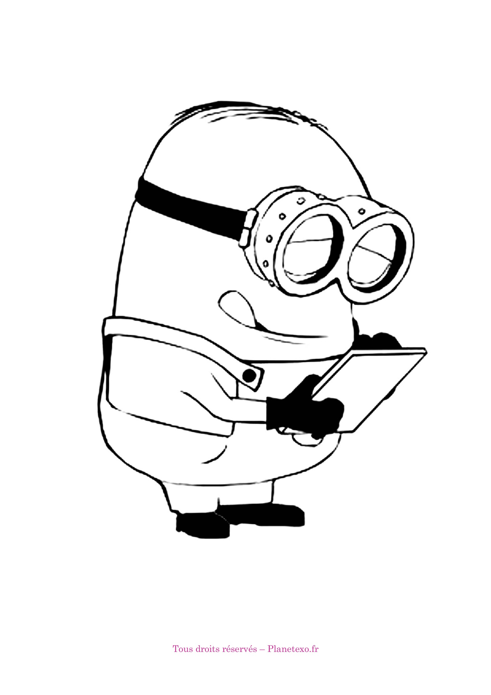 minion coloriage