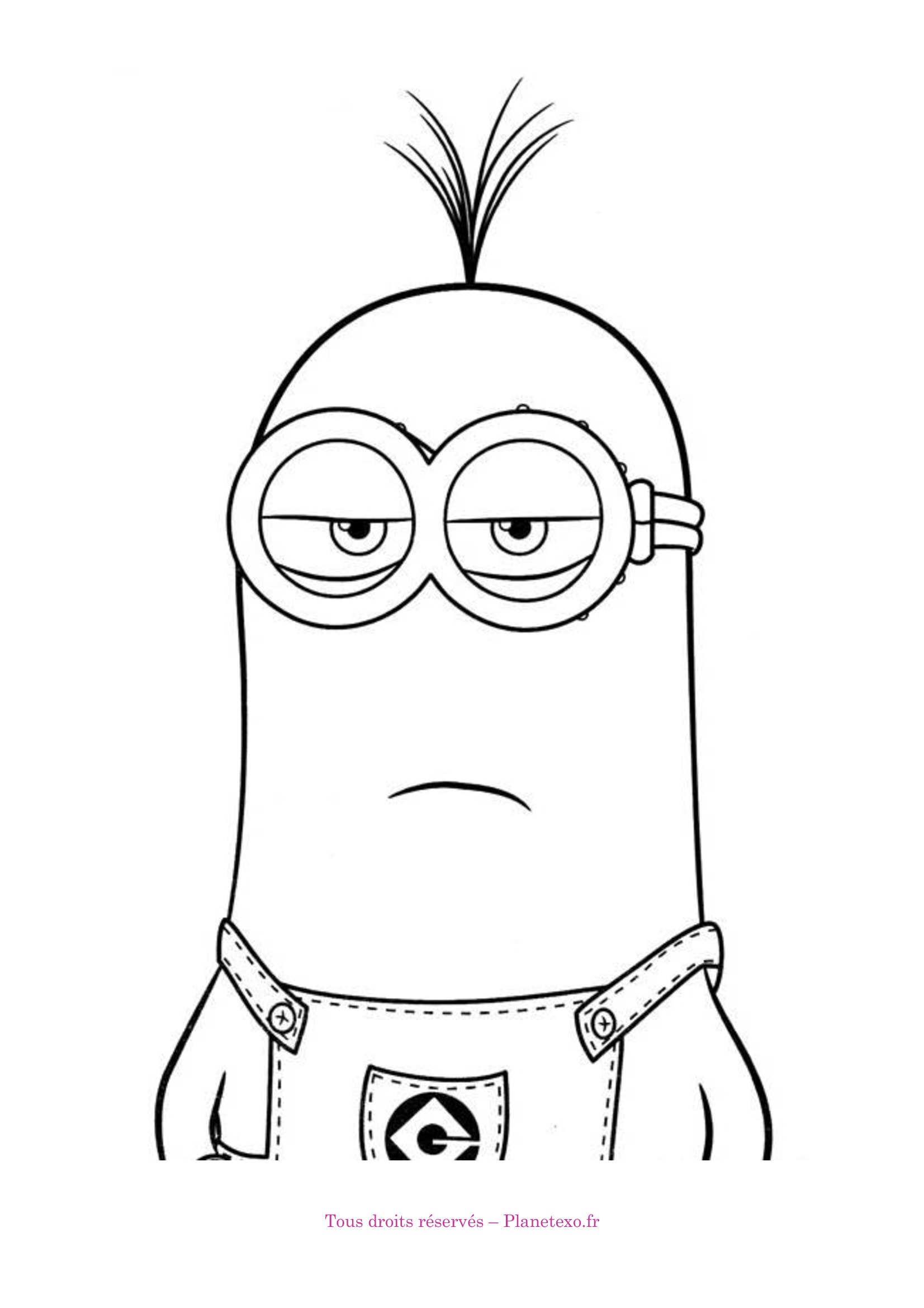 minion coloriage