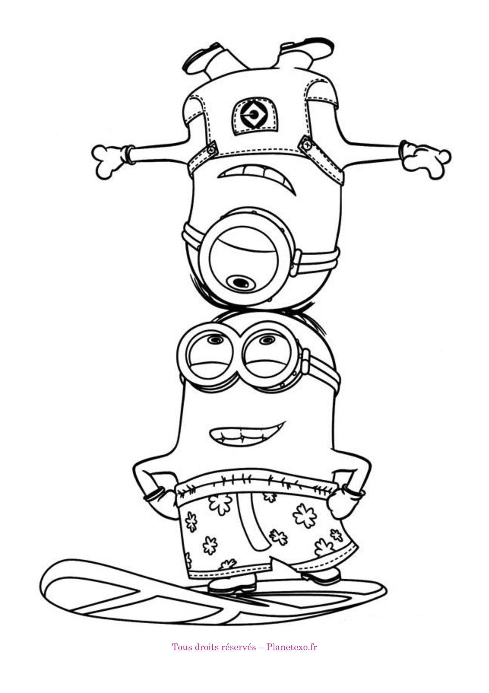 minion coloriage