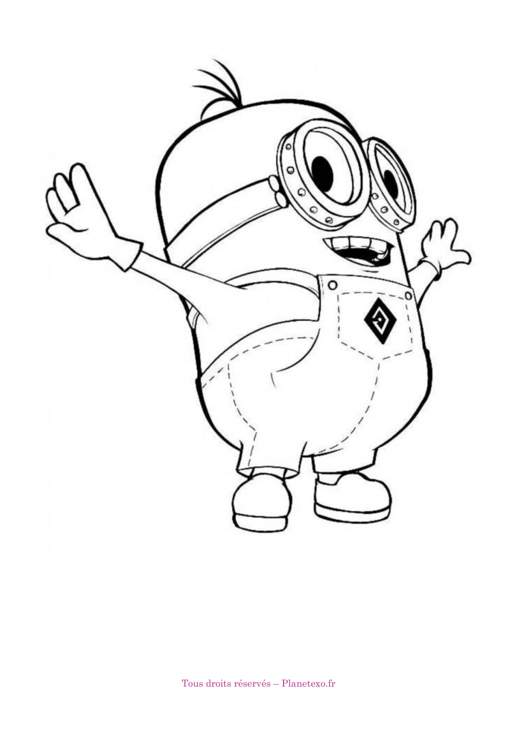 minion coloriage