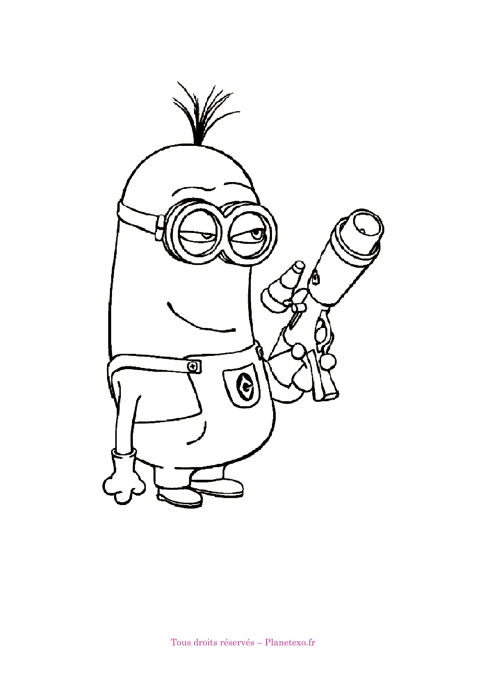 minion coloriage