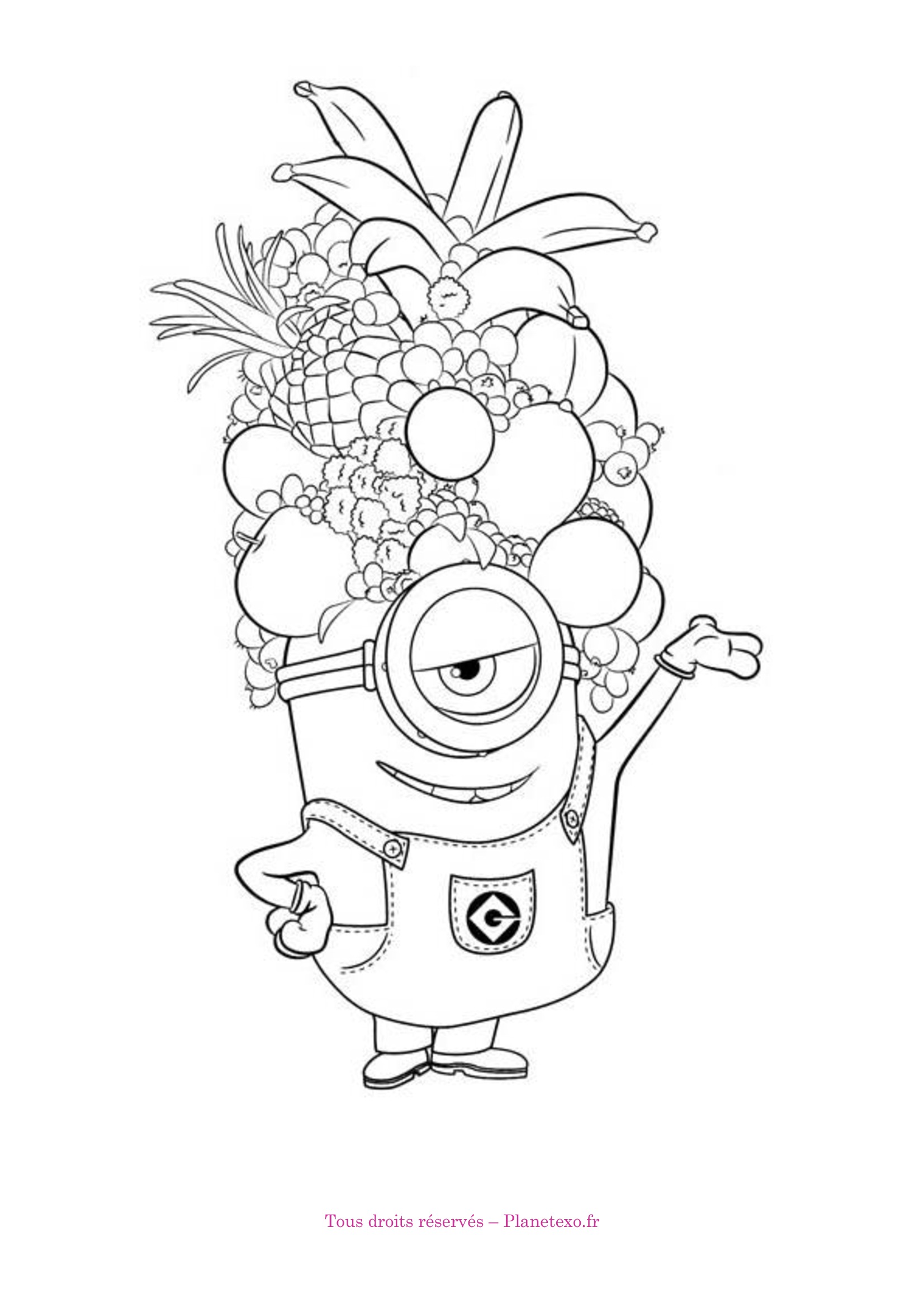 minion coloriage