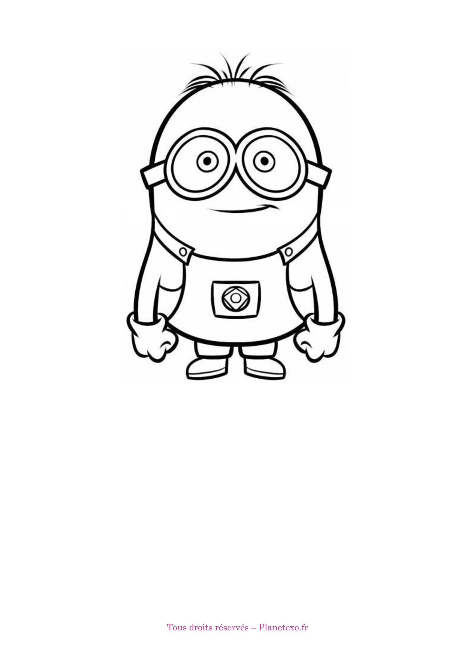 minion coloriage