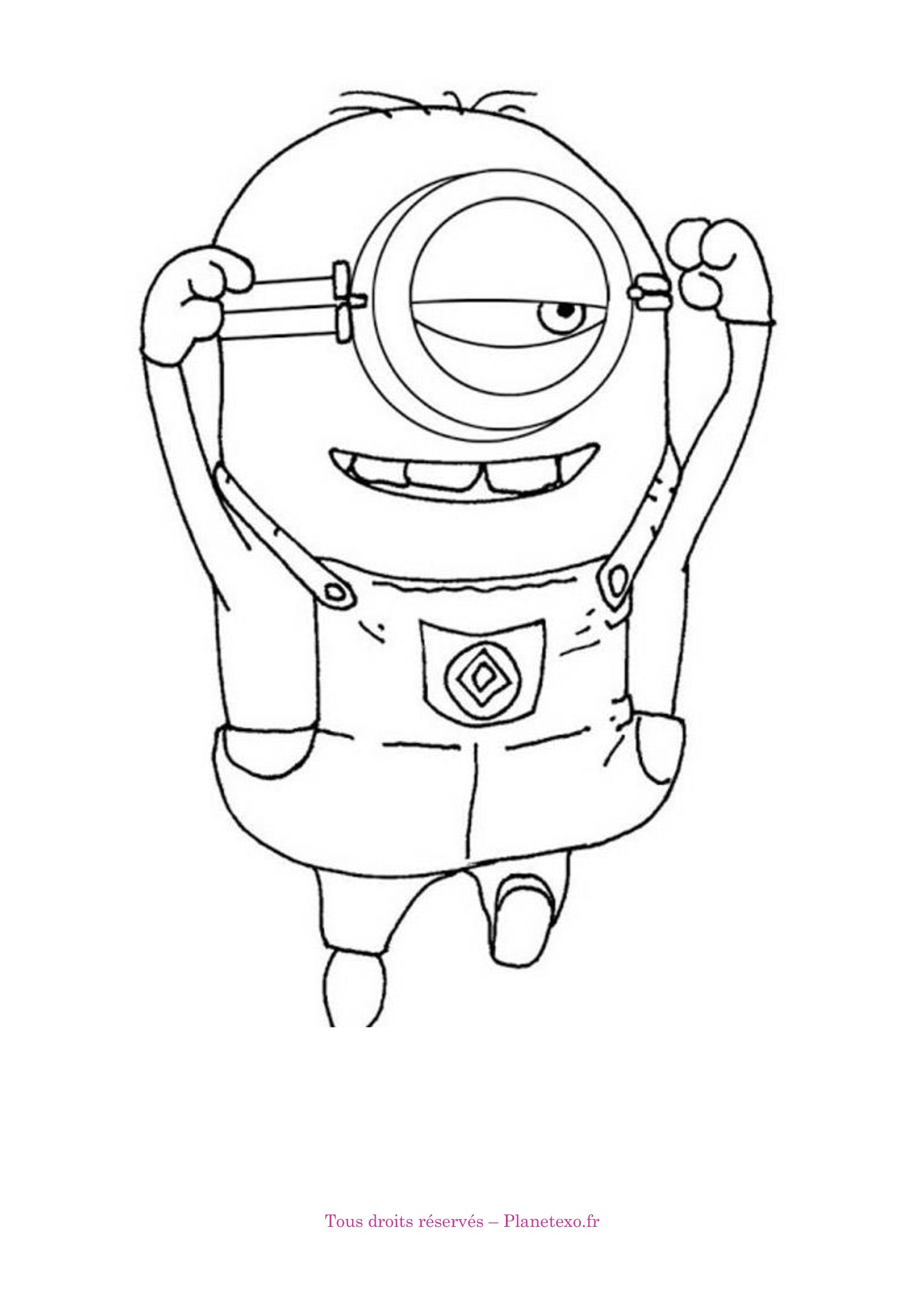 minion coloriage