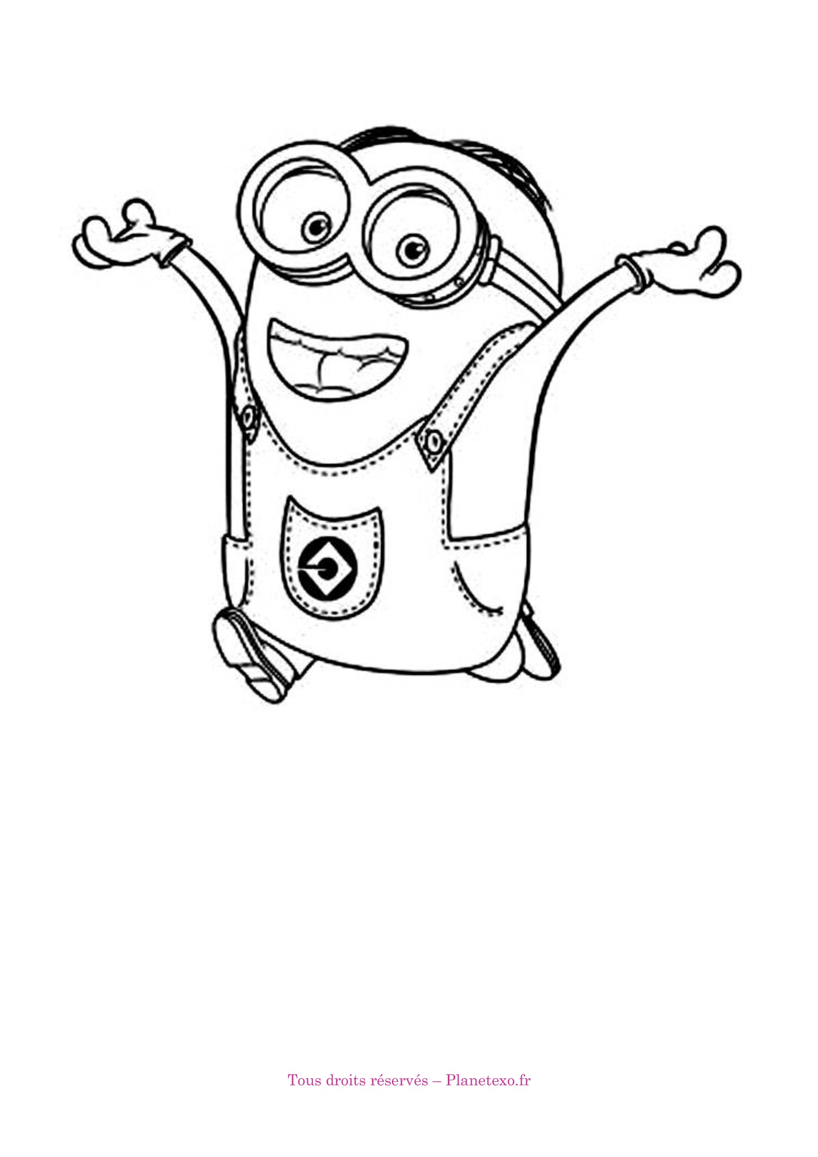 minion coloriage