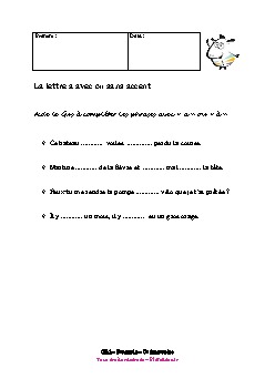 ce1-francais-a-avec-sans-accent