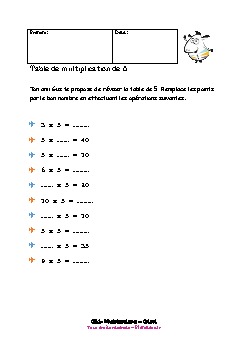 ce1-math-table-multiplication-de-5