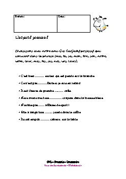 cm1-francais-grammaire-adjectif-possessif